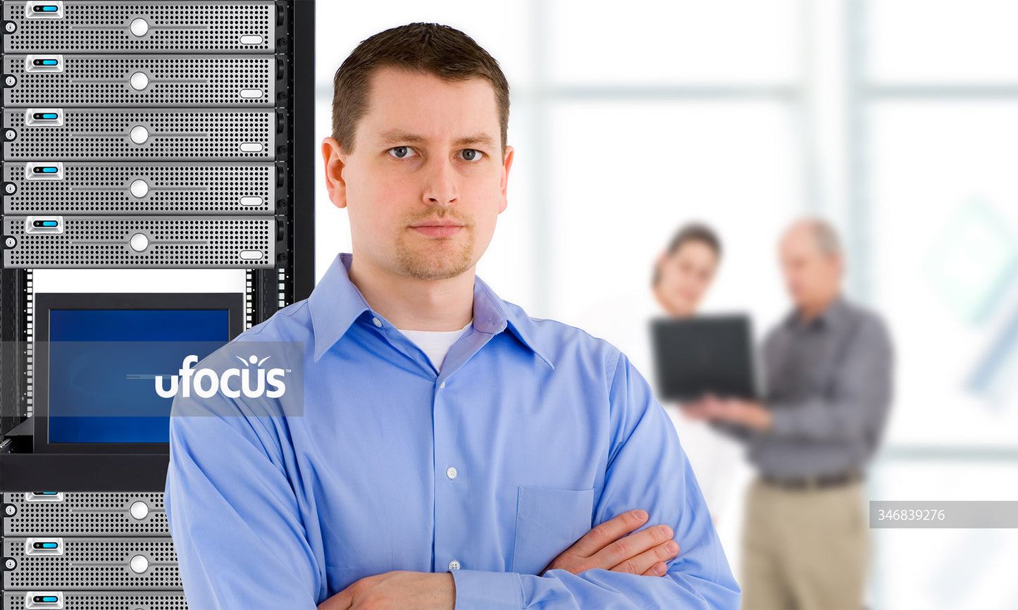 IT support professional stock photo
