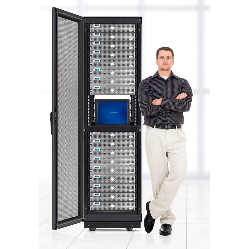 IT network server professional stock photo