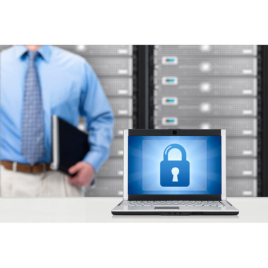 Computer network security stock photo