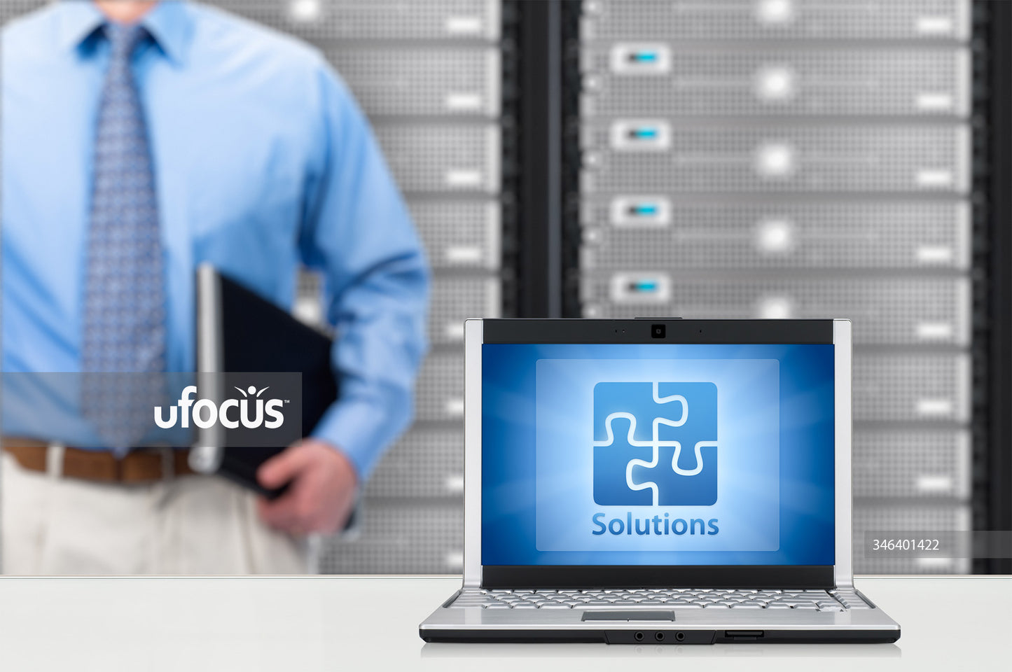 IT network solutions stock photo