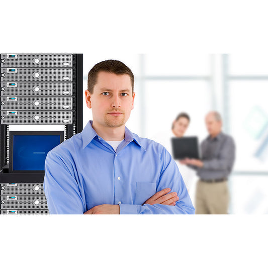 IT support professional stock photo