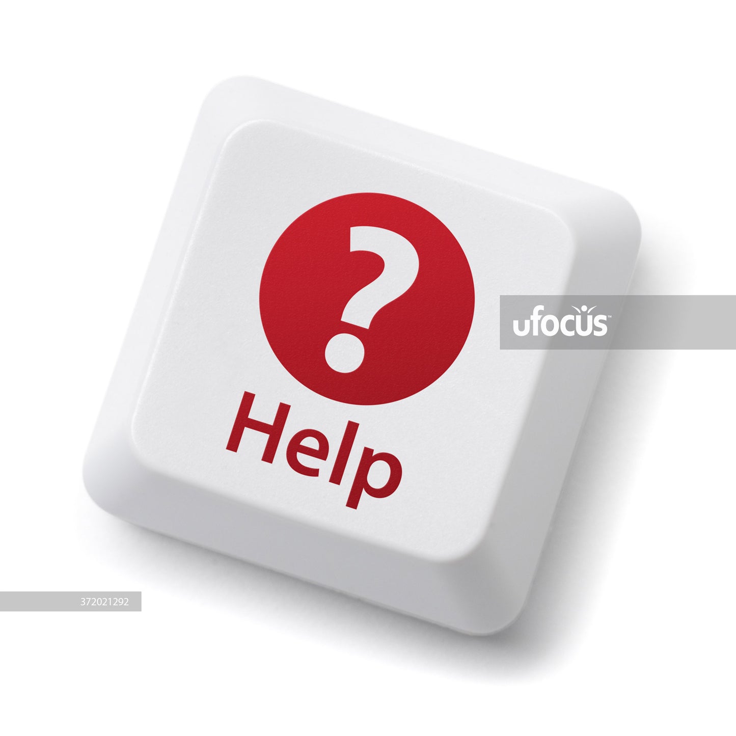 Help computer key stock photo