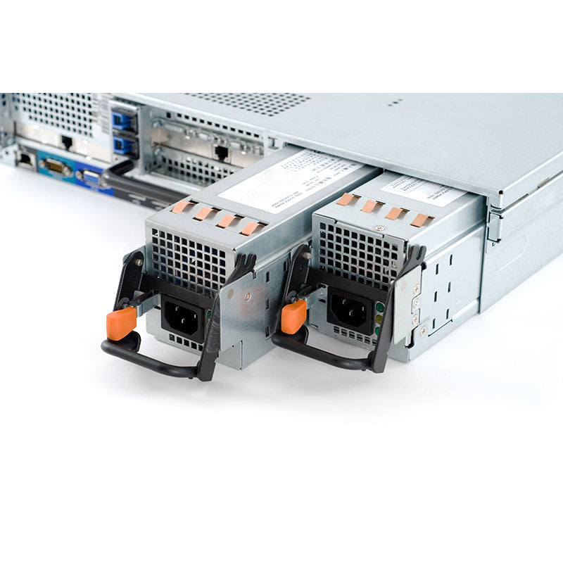 Network server hotswap redundancy power supplies stock photo