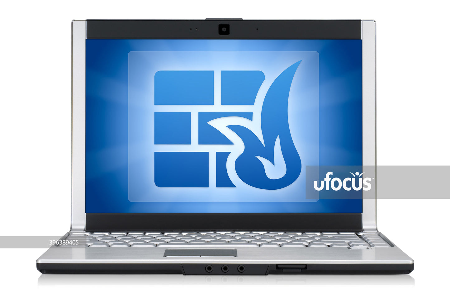 Computer firewall stock photo